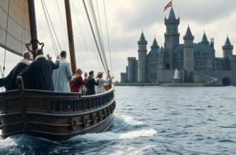 Кавалеры к королеве приплыли на каравелле