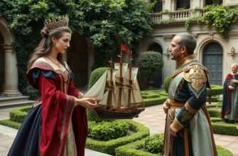 Королева кавалеру подарила каравеллу