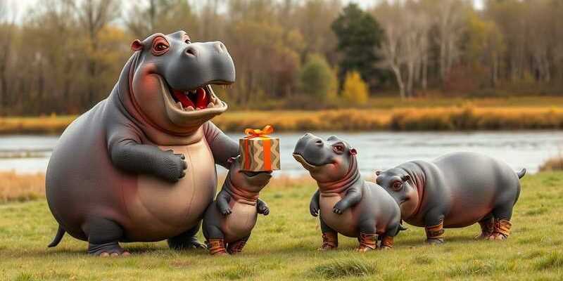 Купил бегемот бегемотикам новые ботики