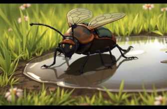 Лёжа в луже, жалобно жужжала жужелица