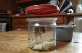 Мышка залезла под крышку