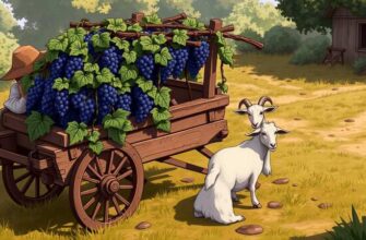 На возу лоза, у воза коза