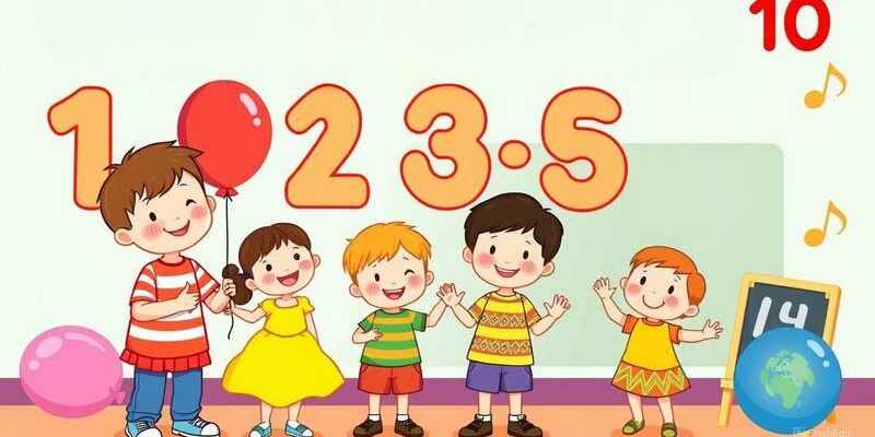 Учимся считать от 1 до 10 с песенкой